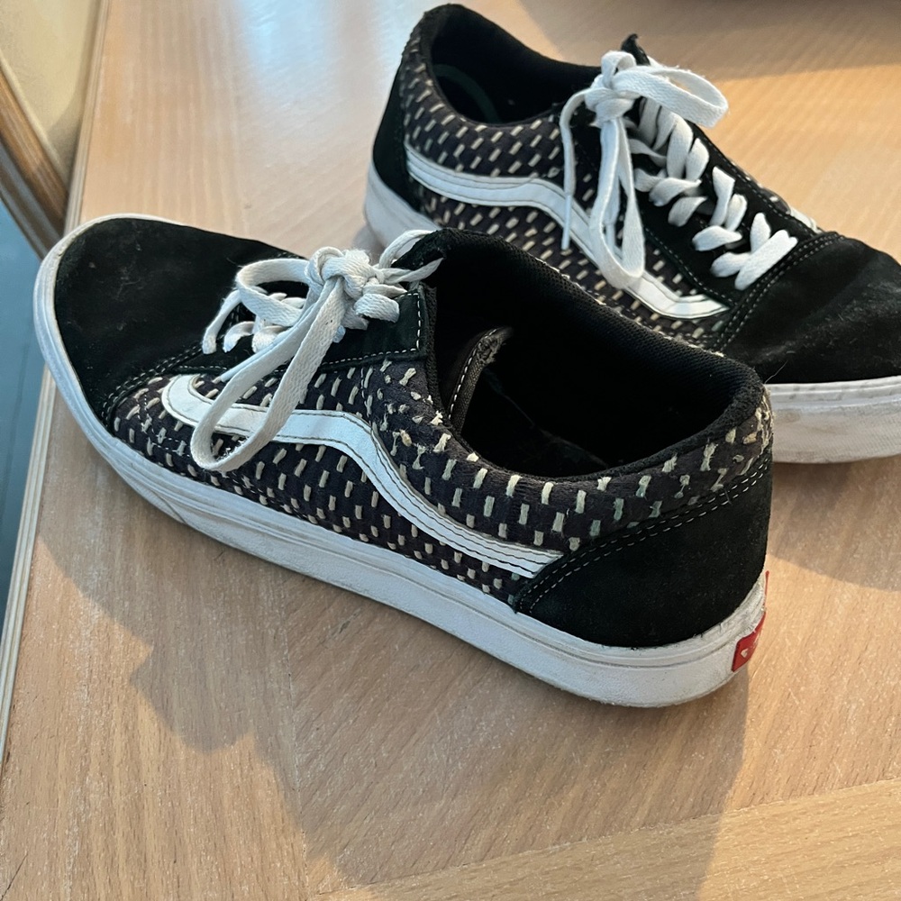 Vans Black and White Sneakers
